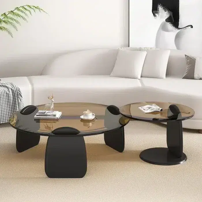 Modern Minimalist Coffee Tables Tea Dining Luxury Round Coffee Tables Living Room Table Basses De Salon 1